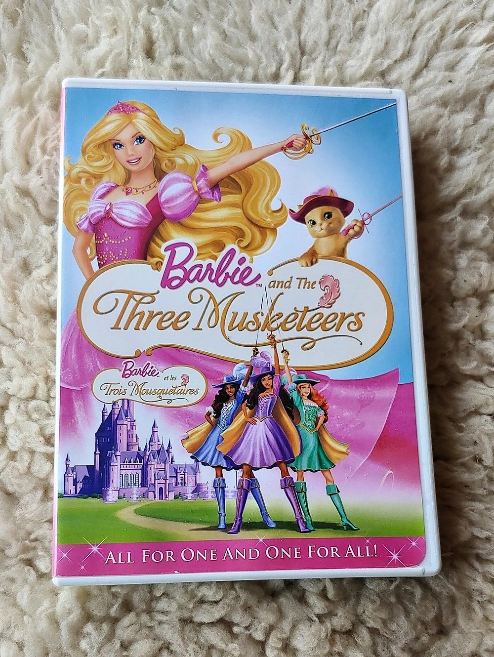 Barbie and the Three Musketeers DVD Movie with Case